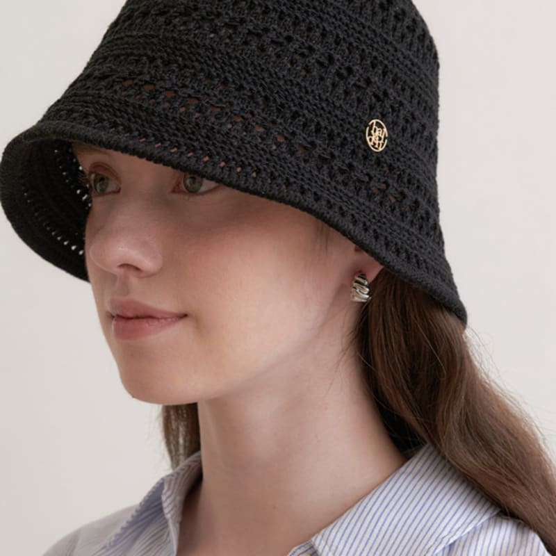 

кулон с логотипом halden, панама-ведро с перфорацией (C049_черный) black