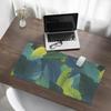 Anti-Slip Protective Desk Mat with Tropical Leaves Pattern 90x45 Cm