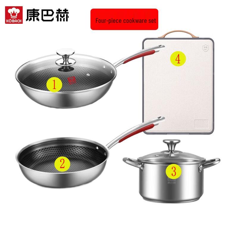 Kangbach Free Cooking 4-Piece Cookware Set