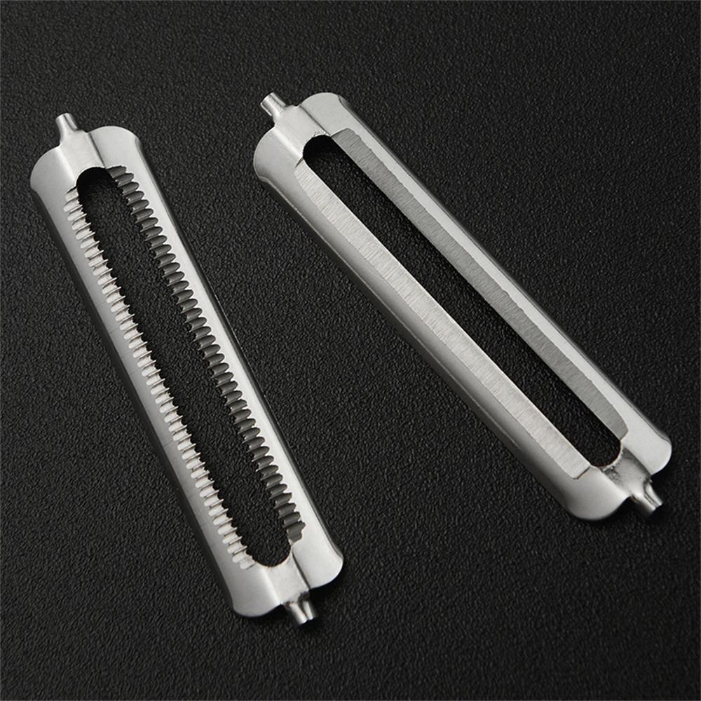 100pcs Stainless Steel Peeler Blade Replacement for Vegetable Peeler