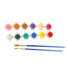 12-Color Pigment Bars 3ml, 6-Set: Kids' DIY Graffiti & Stone Painting Acrylics