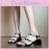 Summer Women Flat Sandals With Silver Faux Leather Square Toe Cross Strap For Casual Outdoor Wear