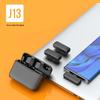 J13 Wireless Lapel Microphone with Charging Case for Live Streaming & Mobile Recording