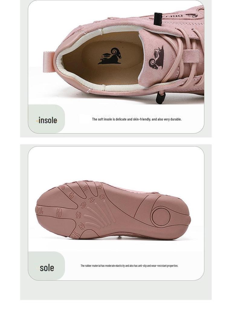 Genuine Leather Plus Size Unisex Outdoor Casual Sneakers for Spring/Summer