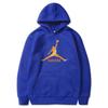 Mens Fleece Lined Hooded Sweatshirt Winter Warm Casual Sportswear Oversized Print Pullover Youth