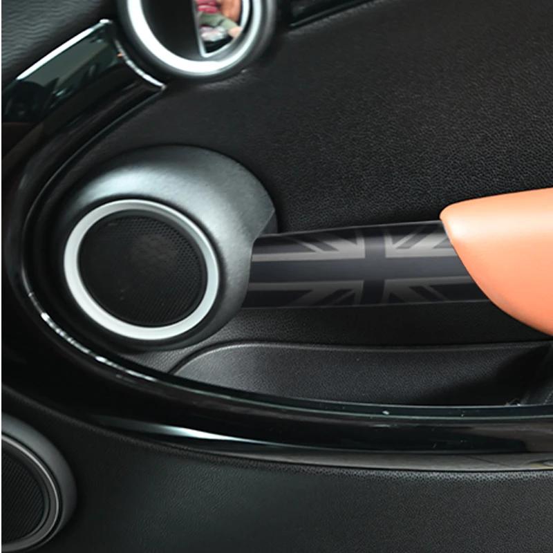 The Black Jack Car Interior Door Handle Cover for Mini Cooper S JCW Clubman R55 R56 R58 R59 Modified Parts Styling Accessories