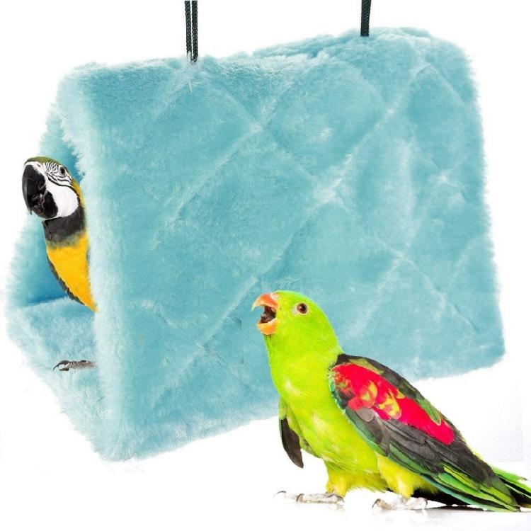 Parrot Hammock with 2 Hanging Hooks Warm Snuggle Hut Cage Tent for Cockatiels
