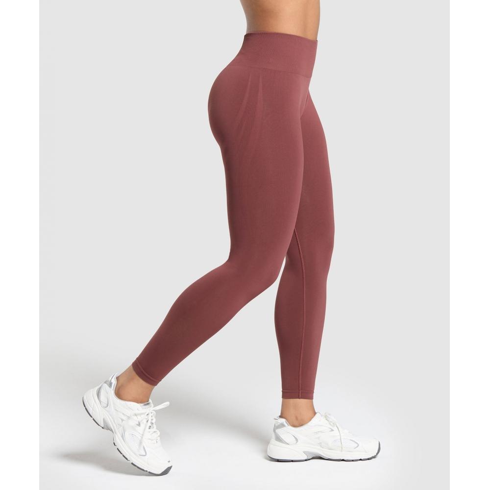 Gymshark Everyday Seamless Leggings Burgundy Brown B7a3l Rbqv