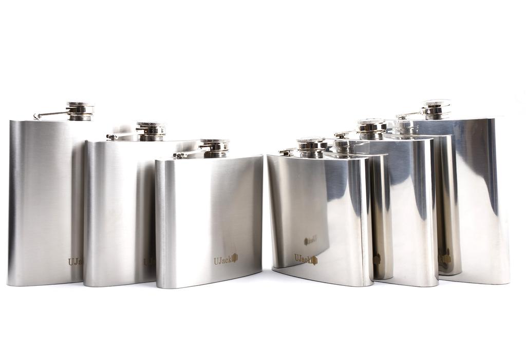 UJack Whiskey 304 Stainless Steel Whiskey Hip Authentic Japanese Product Stainless Steel Large Capacity Mirror Finish Flask, Bottle, Flask, Flask,