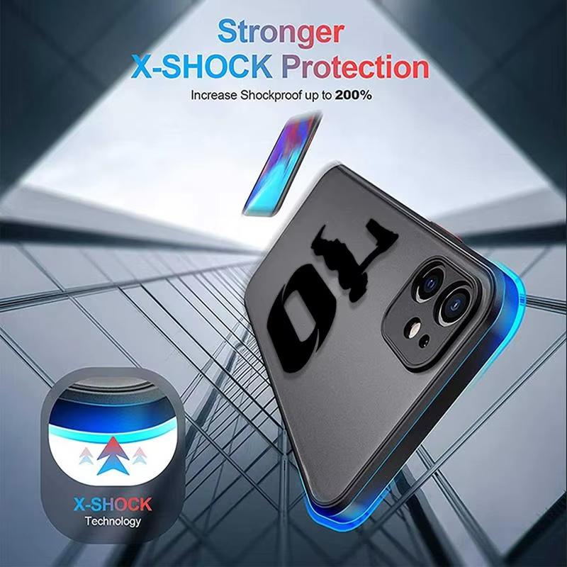 Phone Case For iPhone 16 15 14 13 12 11 Mini Pro Max X XR XSMax 15 16 Plus Football Superstar Messis-10 Transparent Back Cover