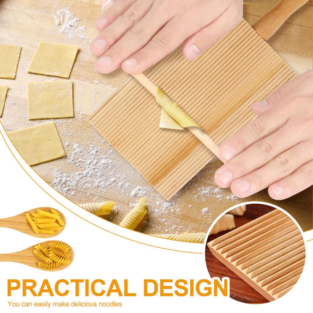 3Pcs Gnocchi Maker Boards Homemade Garganelli Board Cavatelli Pasta Maker Gnocchi Maker Paddle Kitchen Utensil Cooking Tools