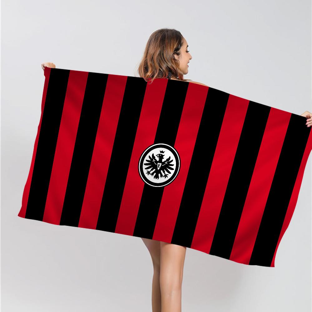 Fotbalový klub E-Eintracht F-Frankfurt Mikrovláknová plážová osuška Absorpční Rychleschnoucí Měkká Jógová Plavecká Rekreační Lezecká osuška