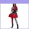 Kostium Cosplay Cyrkowego Klauna na Halloween Z Poliestrowej Tkaniny Do Występów Scenicznych Dla Kobiet