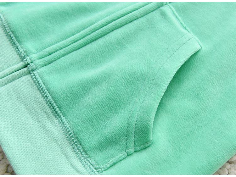 Europäischer & Amerikanischer Samt-Hoodie & Hose mit geradem Bein für Mädchen - Zweiteilige Freizeit-Sportbekleidung