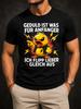 Gerunisex Geduld Ist Was Fur Anfanger Graphic With Punk Duck Lightning Bolts And Ich Flipp Lieber Text Unisex All TShirt
