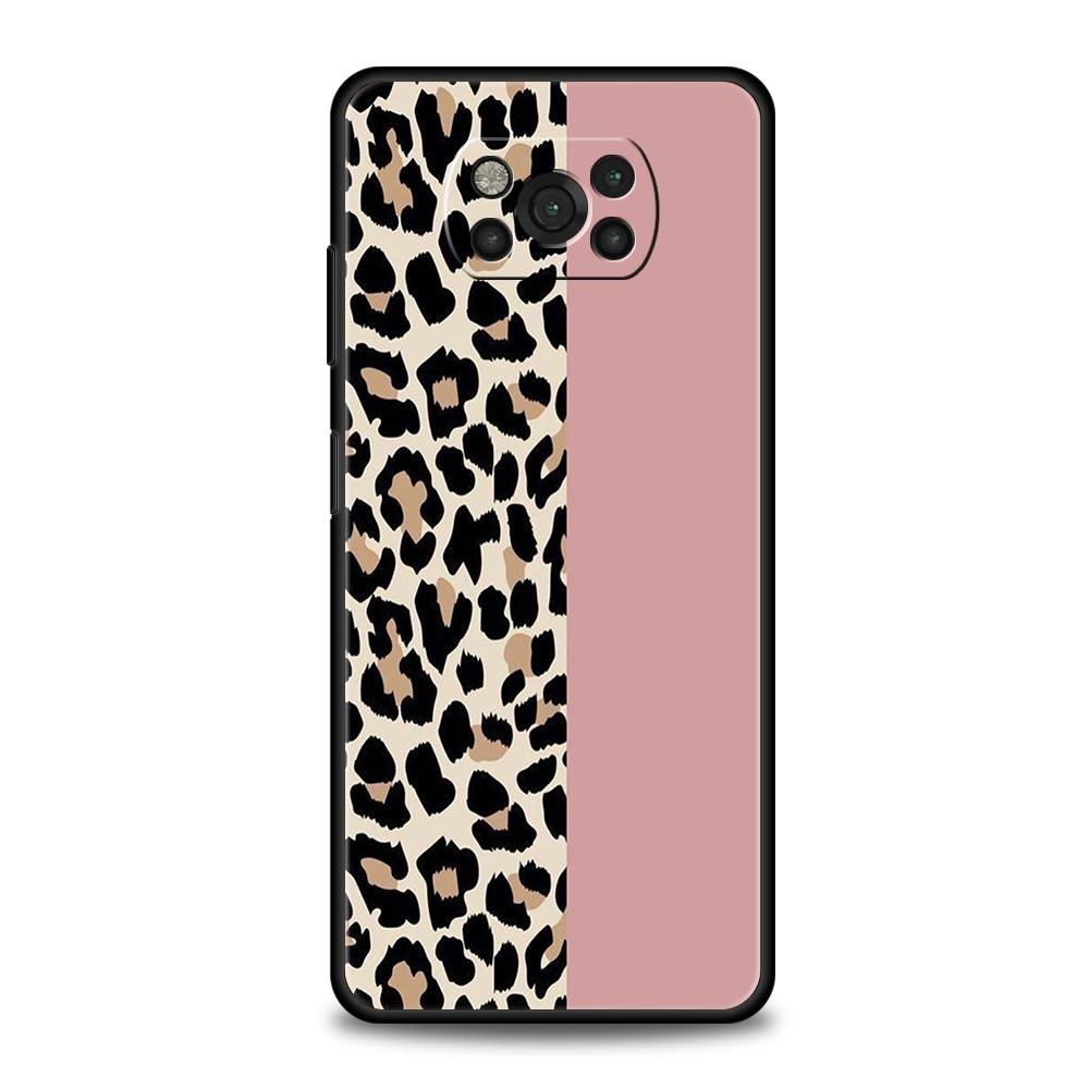 

Leopard Cheetah print Phone Case For For Xiaomi Poco X6 X5 Pro X4 X3 NFC F5 Pro F4 F3 GT M5 M4 Pro 5G M3 C51 C50 C55 Soft Cover Poco M5
