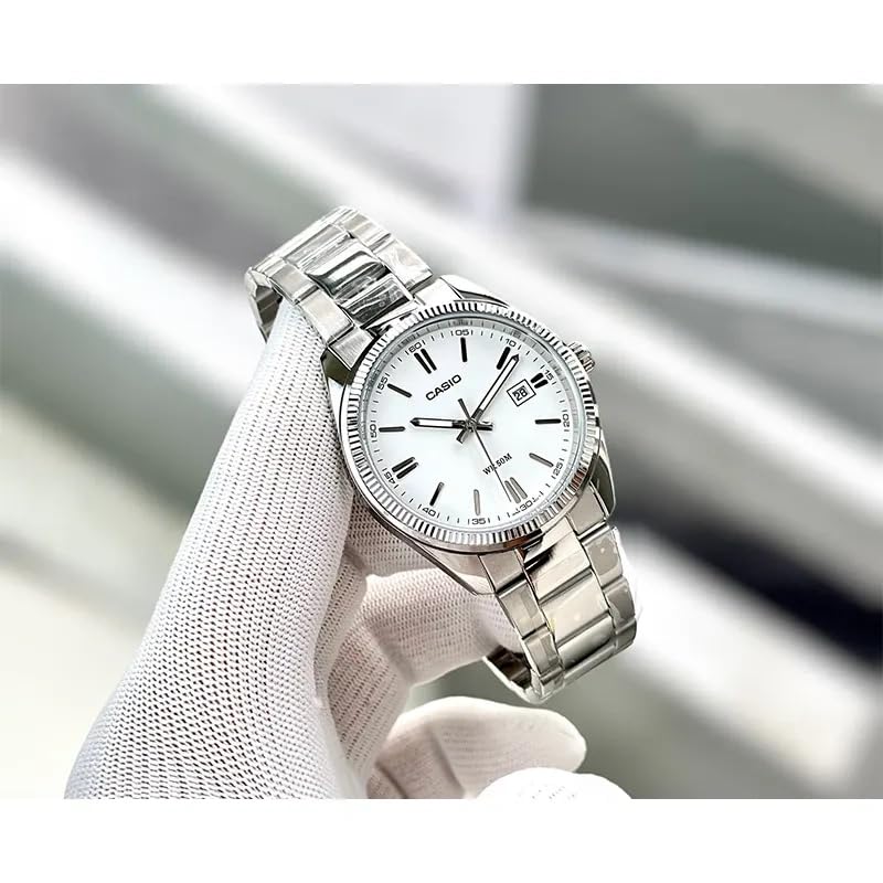 Relógio Clássico Prateado Casio MTP1302D-7A1