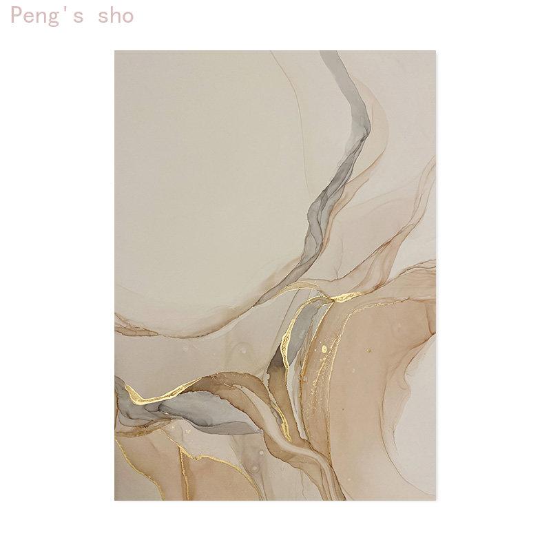 Modern luxury gold marble texture abstract posters walls of art print canvas painting living room interior decoration