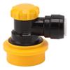 5Celsius16 Inch Double Tight Push In Quick Connector Adapter Push In Fitting   Lock Quick Disconnect