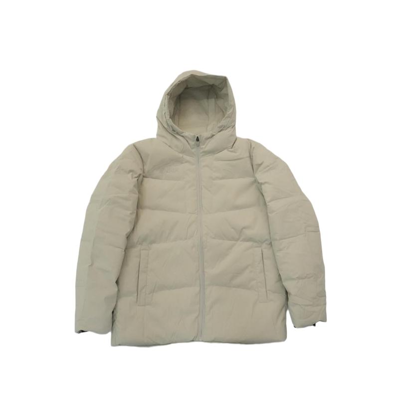 Anta Training Series Duck Down Quick Warm Water Resistant Windproof Warm Hooded Puffer Jacket Unisex Outerwear Light-Pink Gray 172547903-2