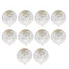 10Pcs Latex Transparent Balloon with   Words for Birthday Party Wedding Anniversary Decorate