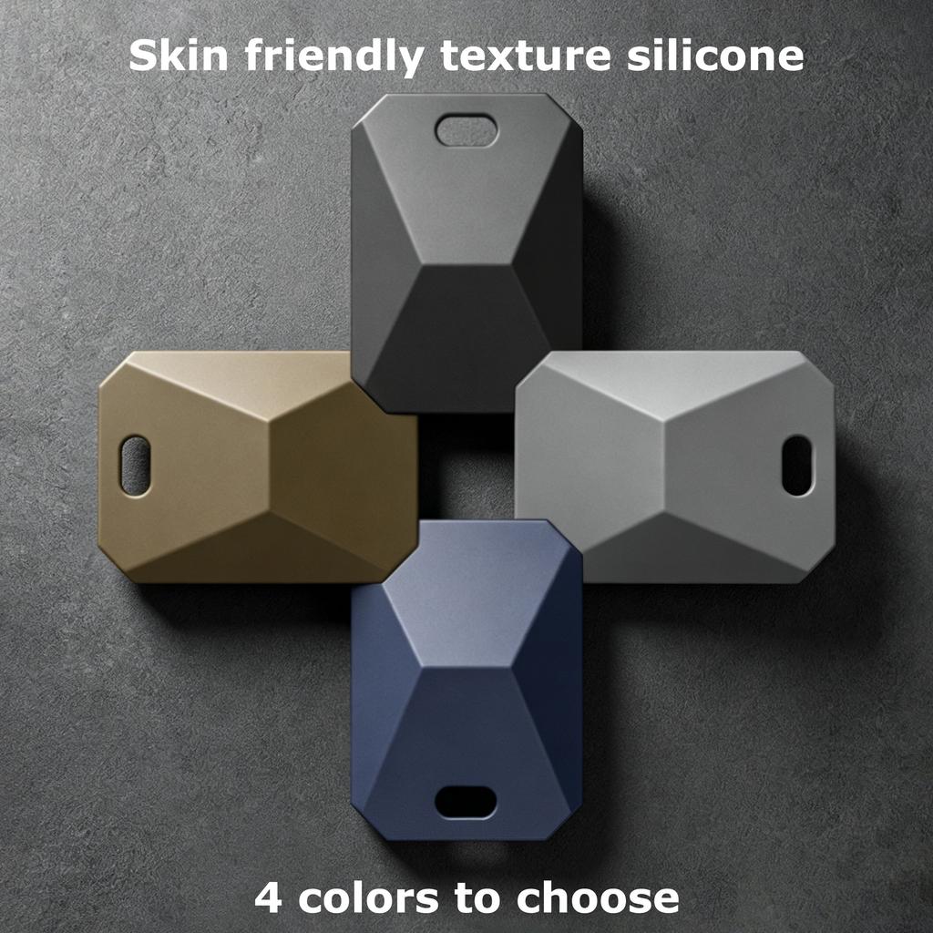 Cyberpunk style Silicone AirTag Case for Apple Airtags Keychain Cover 360° Waterproof Airtag Holder Tracker Accessories Air Tag Case