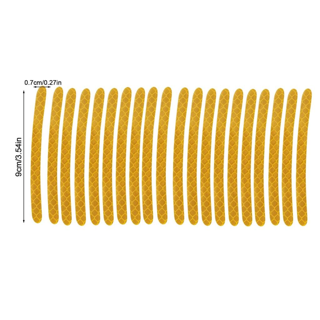 Wheel Rim Decal Stripe, Car Wheel Sticker for Tire | 20 Car Tire Warning