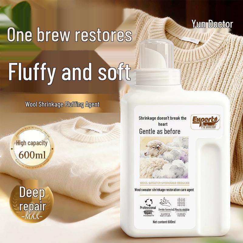 Wool & Cashmere Sweater Restoration Detergent: Restore Fluffiness & Reduce Shrinkage