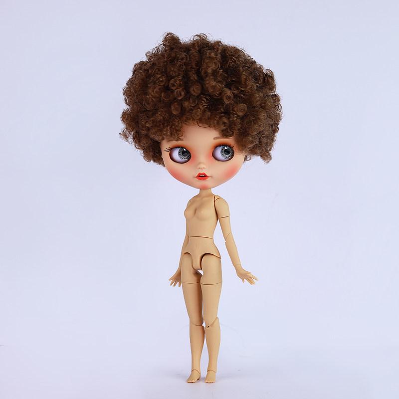 ICY blyth pop 1/6 Pop BJD Gewrichtslichaam Bruine huid Mat gezicht 30cm speelgoed cadeau Anime Girl SD