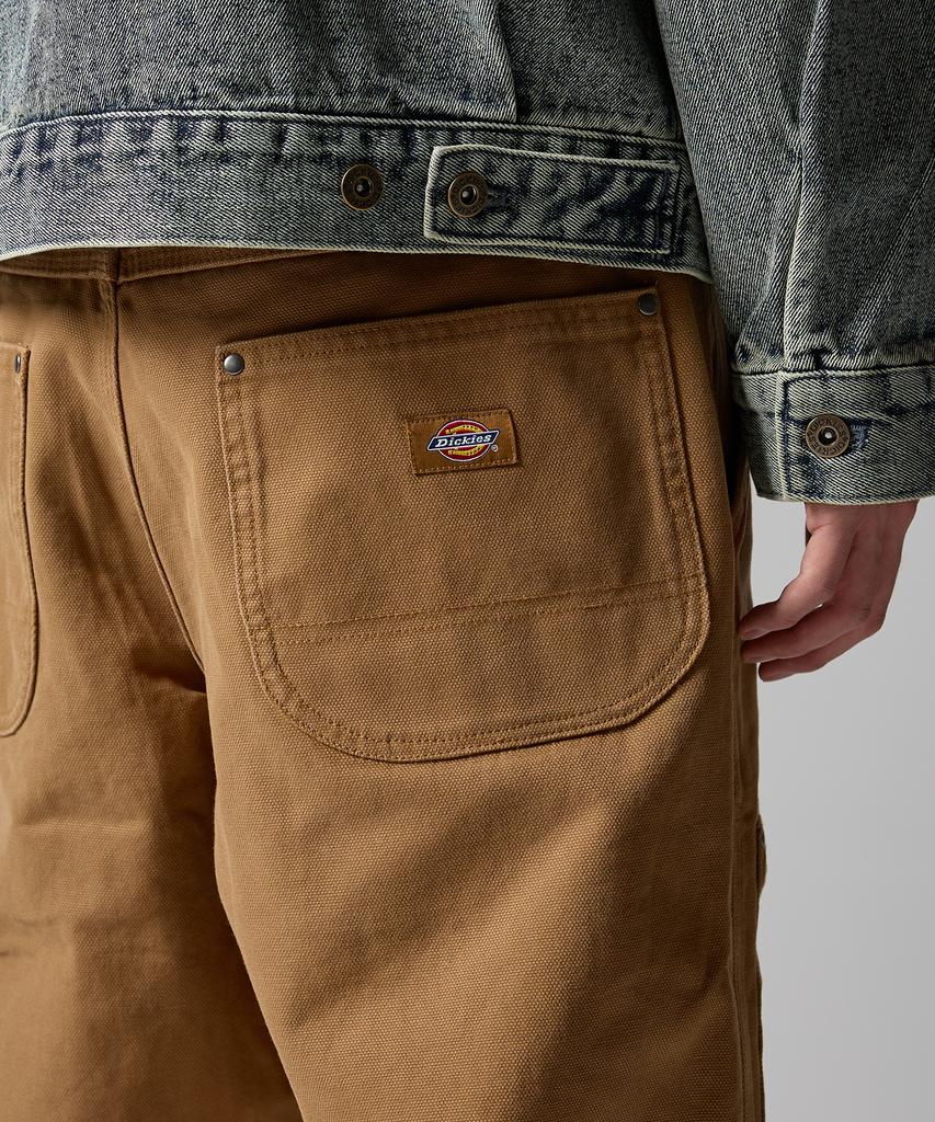 DICKIES Stonewashed Duck Canvas Double Knee Pants Brown Duck