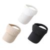Women Sun Visor Hat Knitted Wide Brim Empty Top Sports Hat Summer Outdoor Sun Hat