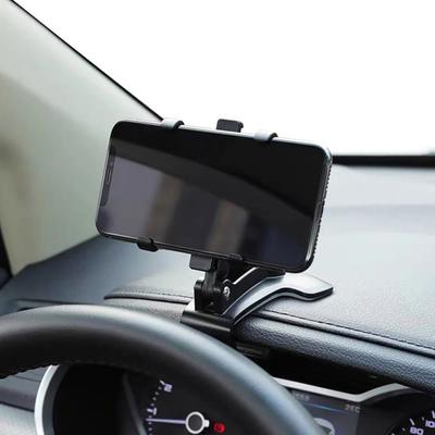 Držiak na telefón do auta Zadný držiak na handsfree držiak na telefón Podpora zrkadla pre vodičskú navigáciu Stojan pre 3-7 palcov