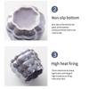 Stainless Steel Ceramic Storage Tank Candy Color Coffee Dessert Spoon  Household Decoration
