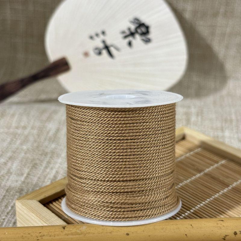 

Тибетский ручной браслет из хлопкового шнура с кисточкой, бахрома из шнура для коллекционных предметов, шнур для браслета, плетеный ручной ремешок, специальная веревка из бодхи синьюэ, с бусинами Linen_1.2mm x 10 meters