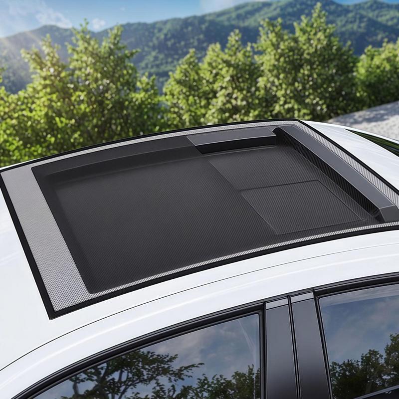 S/M/L Car Sunroof Cover Magnetic Net Sun Protection Screen Breathable Mesh UV Protection Sunroof Cover Sunshade Auto Accessories