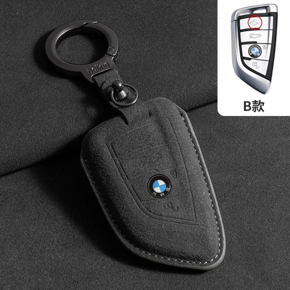 Premium Suede for BMW Key Case Hollow Style for 5 Series 3 Series 6 Series 7 Series X1 X2 X3 X5 X6 X7