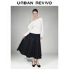 UR Women's Off-Shoulder Bandage Long-Sleeve Slim T-Shirt