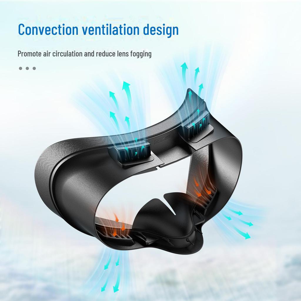 Meta Quest 3S Ersatz Belüftete Maske mit Kühlventilator für VR