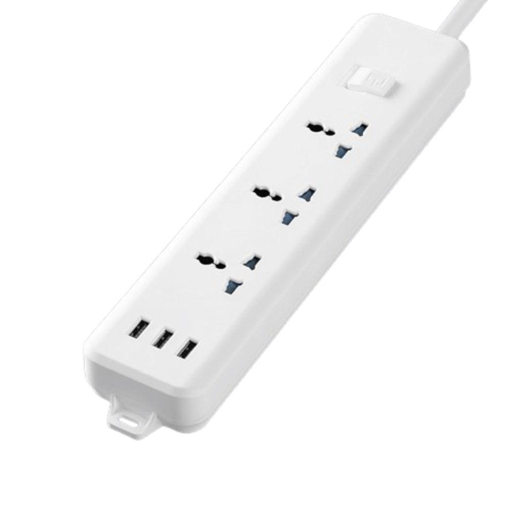 

UK EU US Outlet Power Strip 2m Extension Cord Smart Home Universal Plug Home UK-Style B