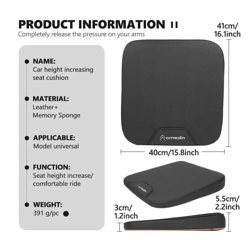 APS2 Car Seat Cushion Non Slip Pad Tailbone Pain Relief Comfort Chair For Citroen Grand Berlingo Jumper Celysee Xsara Picasso