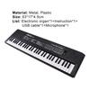 61 Keys Keyboard Piano Mini Keys Dual Power Supply Convenient Independent Sound