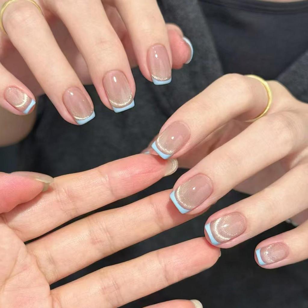 Handmade High-End Flash Diamond Nails: Boost Skin Glow with Pure Desire Style
