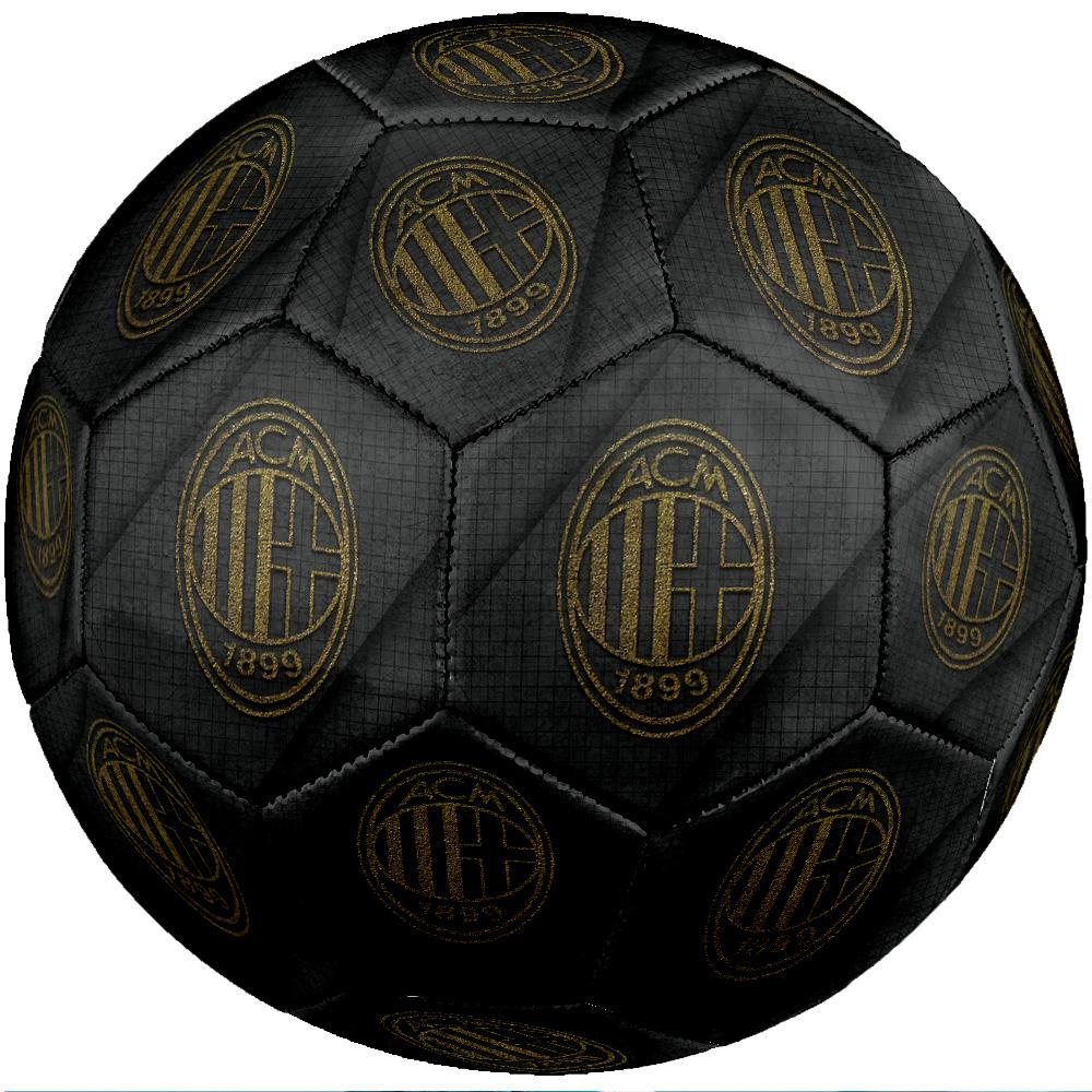 Pallone da Calcio da Partita Misura 5 Tema AC Milan Pallone da Calcio Professionale da Esterno Morbido al Tocco Pallone da Allenamento
