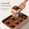 Stainless Steel Tiramisu Mousse Cake Mold with Lid