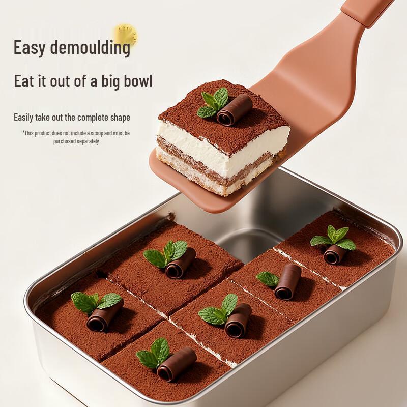 Stainless Steel Tiramisu Mousse Cake Mold with Lid