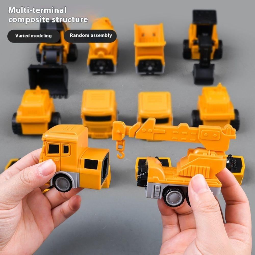 Deformation Magnetic Transform Engineering Detachable Transform Robot Toys Boys Gift