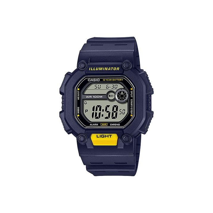 CASIO Мужские YOUTH Серые Часы W-737H-2A W-737H-2A Blue Strap