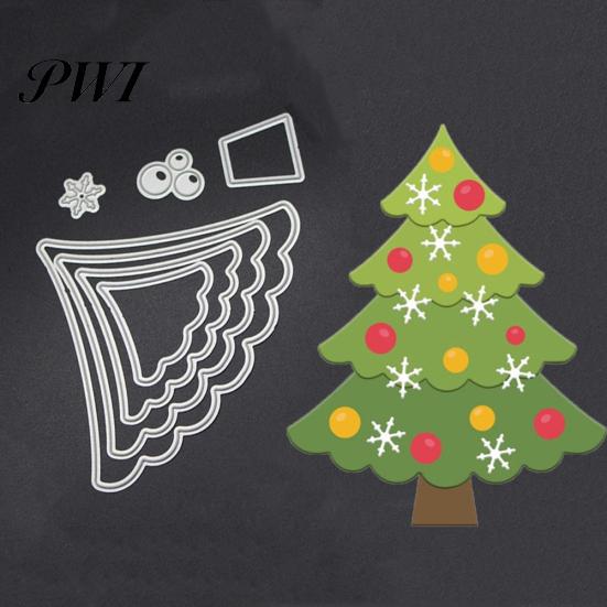 Weihnachtsbaum-Stanzschablone, Papier, DIY-Handwerk, Scrapbooking, Zubehör