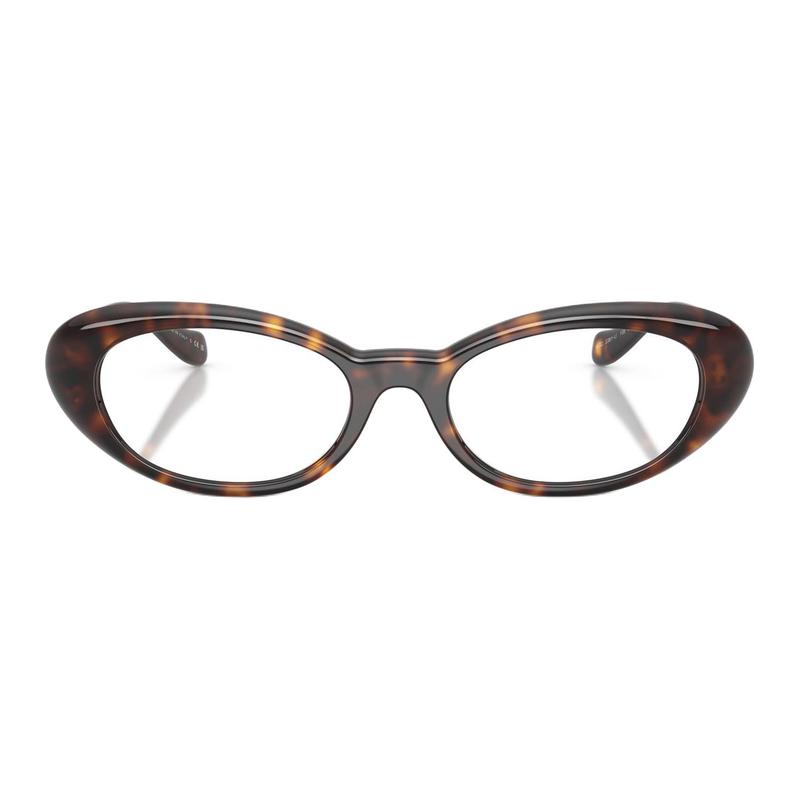 Versace Medusa Logo Design Injection Molding Oval Optical Glasses Women Tortoiseshell 65985773 VE3381U108-Tortoiseshell 52