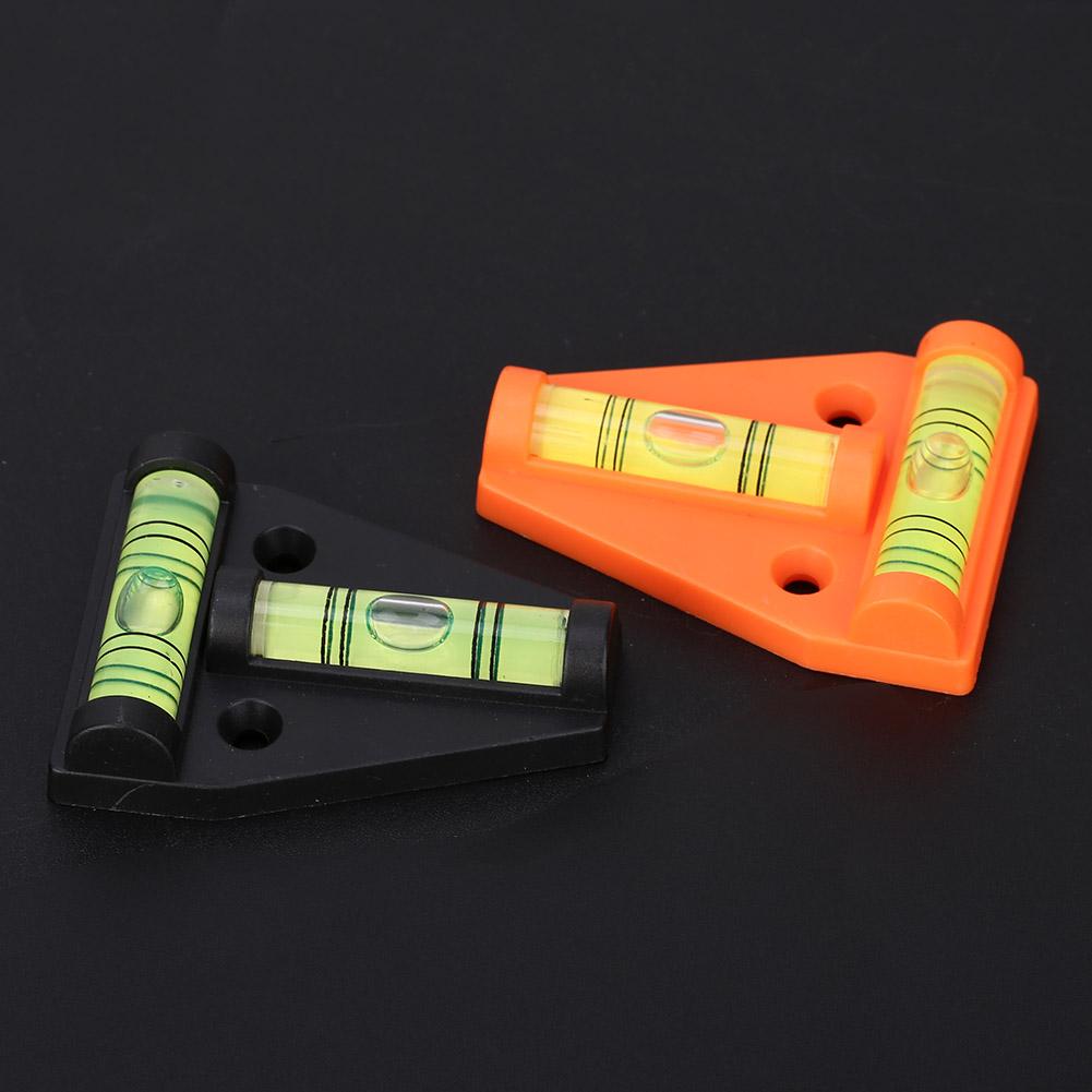 Small Level Bubble T Shape Level Bubble Measurement Instrument T Level Bubble with Installation Hole Measuring Tool for Camera